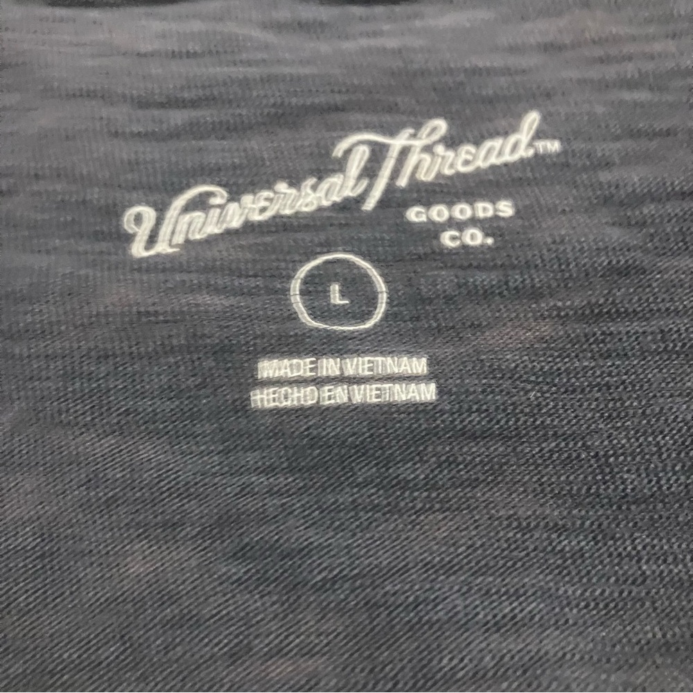 Universal Thread Dark Gray Ruffle Sleeve 100% Cot… - image 10